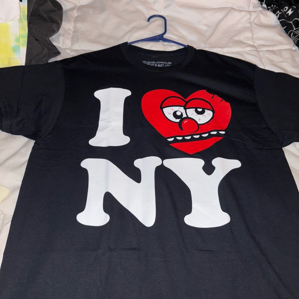 RARE Glogang Black I Love NY tee